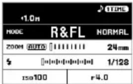 1.0m MODE R&FL NORMAL 200mm AUTO [111111] 24mm $ [111111] 1/128 iso100 r4.0