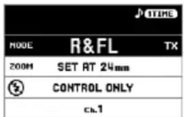 TIME MODE R&FL TX 200H SET AT 24mm CONTROL ONLY cu.1