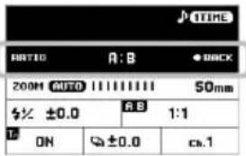 RATIO A: B • BACK 200M MUTO 11111111 50mm ±0.0 A B 1:1 ON ±0.0 ca.1