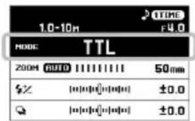 1.0-10h TIME f4.0 MODE TTL 200H AUTO 1111111 50mm $Z (±0.0) Q (±0.0)
