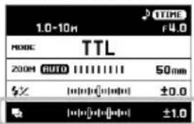 1.0-10H TTL TIME F4.0 MODE 200H AUTO 1111111 50mm $X 0.0 ±0.0 0 0.0 ±1.0