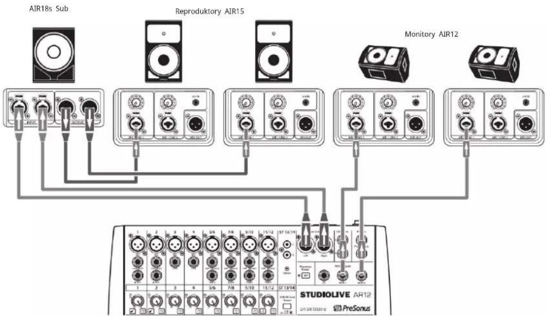PRESONUS AIR10 - Schéma připojení - 1