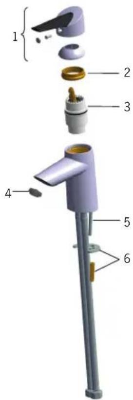Oras Optima 2701F - Limiting the flow rate - 3