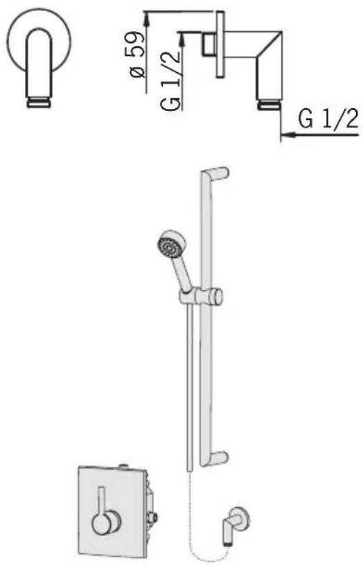 Oras IL BAGNO ALESSI One by 8502F - Installation - 3