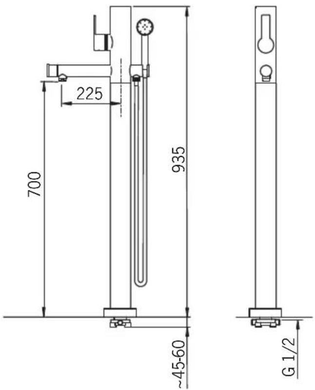 Oras IL BAGNO ALESSI One by 8502F - 8550 - 2