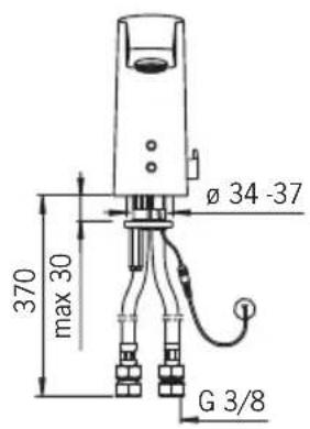 Oras Cubista 2814F-104 - Intelligent afterflow period - 1