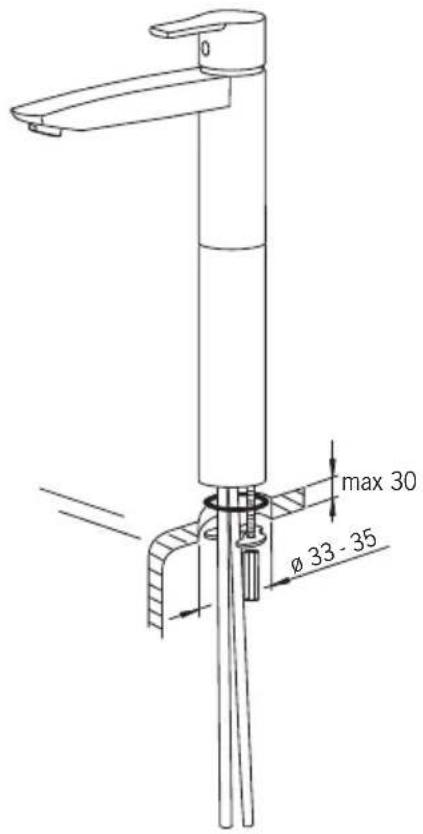 Oras Cubista 2814F-104 - Installation - 1