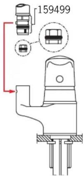 Oras Vega 1800 - Spout installation - 1