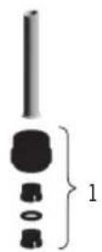 Oras IL BAGNO ALESSI One by 8518 - 8526FT - 1
