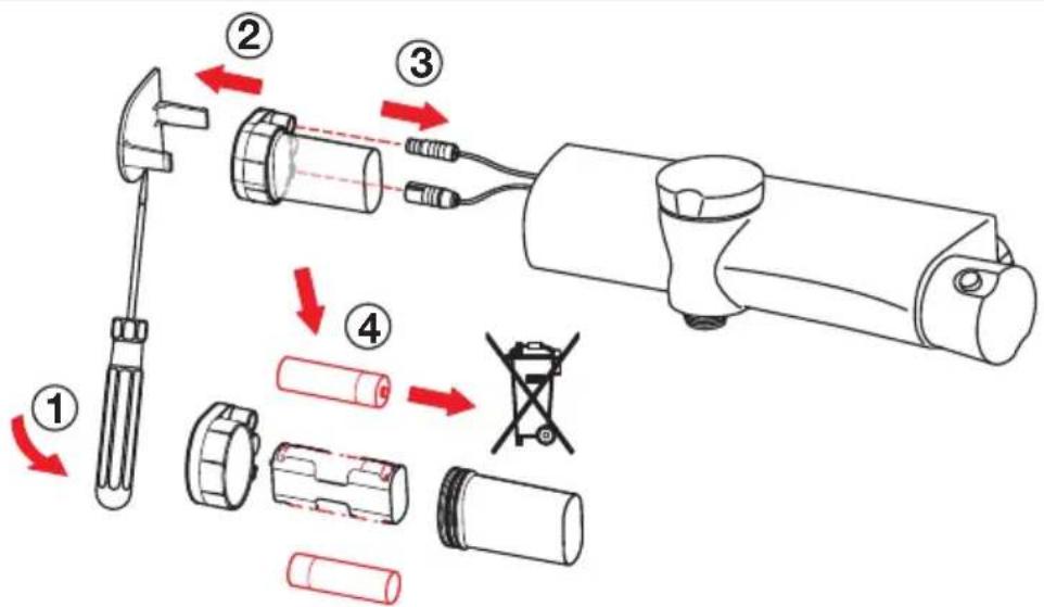 Oras Eterna 6389 - Changing the battery - 2