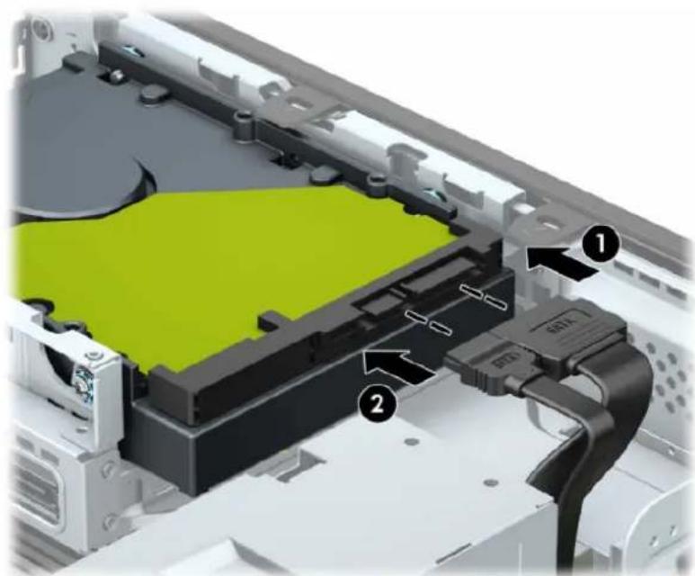 HP ProDesk 600 G4 - Vyjmutí a opětovná montáž 3,5palcového pevného disku - 12