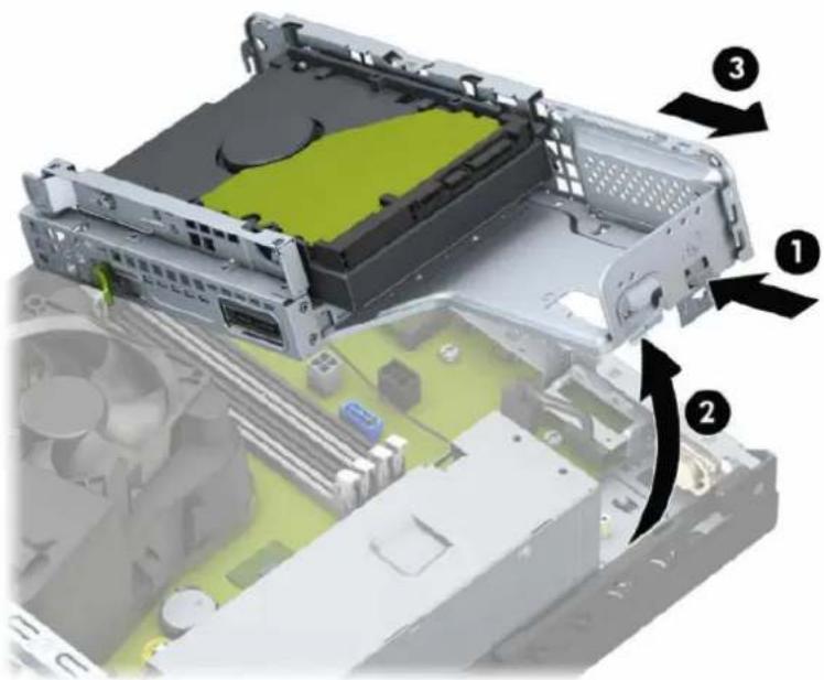 HP ProDesk 600 G4 - Vyjmutí a instalace paměťového karty M.2 SSD - 2