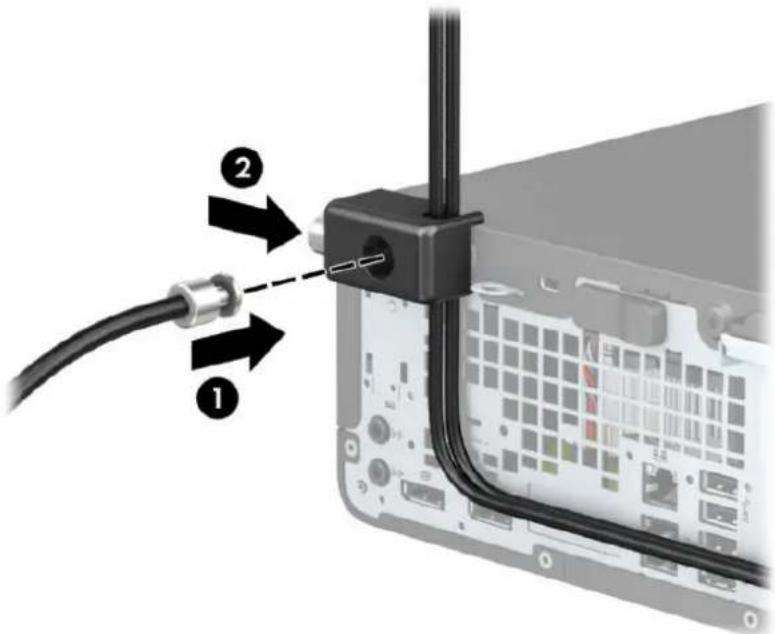 HP ProDesk 600 G4 - Bezpečnostní zámek pro počítače HP Business V2 - 9