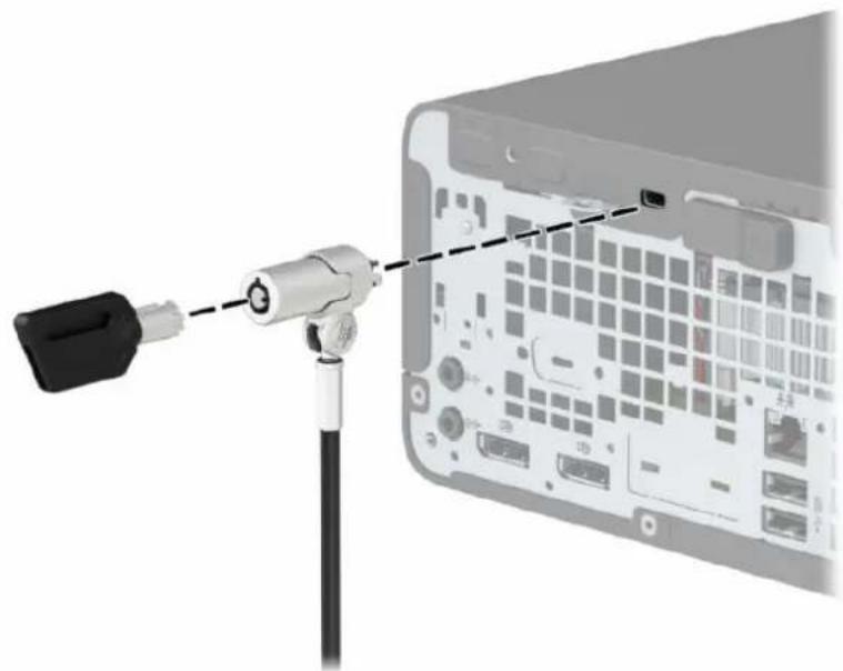 HP ProDesk 600 G4 - Zabezpečovací kabel - 1