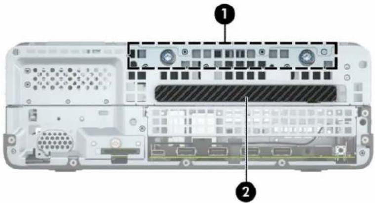 HP ProDesk 600 G4 - Umístění jednotek - 1
