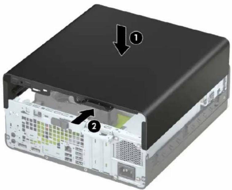 HP ProDesk 600 G4 - Nasazení krytu počítače - 1