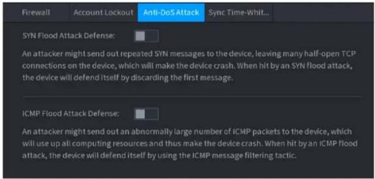 Dahua Technology NVR2104/2108-4KS2 - Anti-Dos Attack - 1