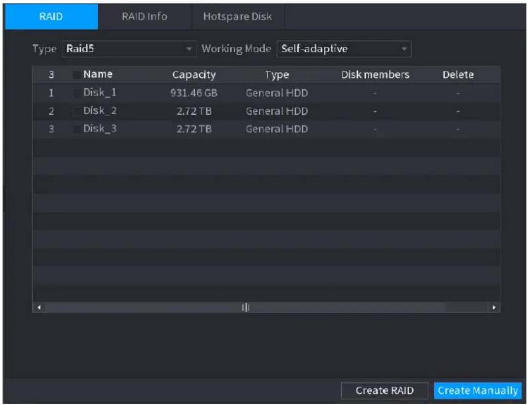 Dahua Technology NVR2104/2108-4KS2 - Raid Info - 1