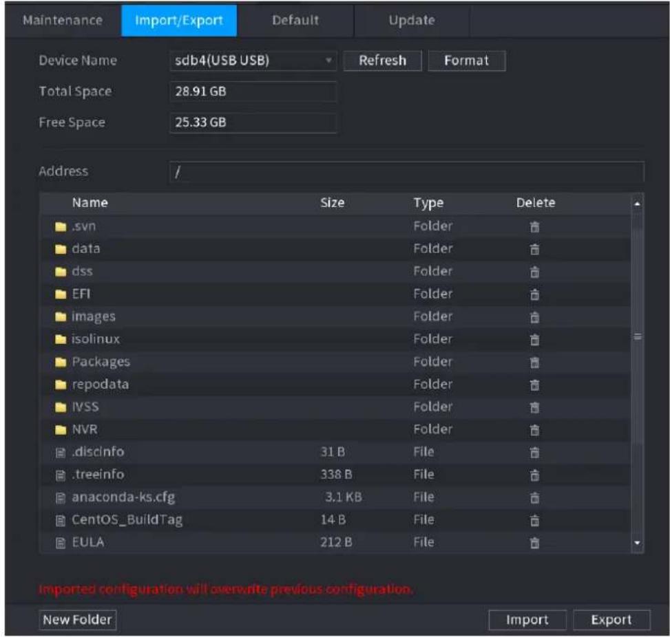 Dahua Technology NVR2104/2108-4KS2 - Exporting System Settings - 3