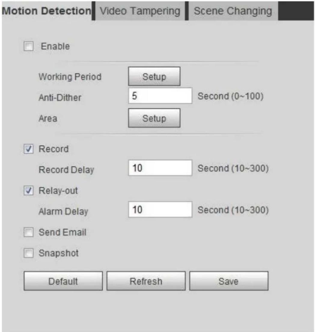 Dahua Technology IPC-HDBW3541R-ZAS - Setting Motion Detection - 2