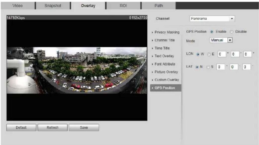 Dahua Technology IPC-HDBW3541R-ZAS - Configuring GPS Position - 1