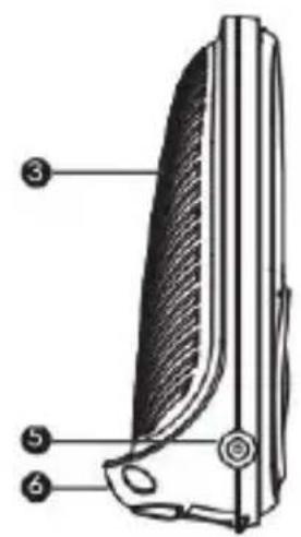 Technical diagram of a mechanical component with numbered parts labeled ③, ⑤, and ⑥
