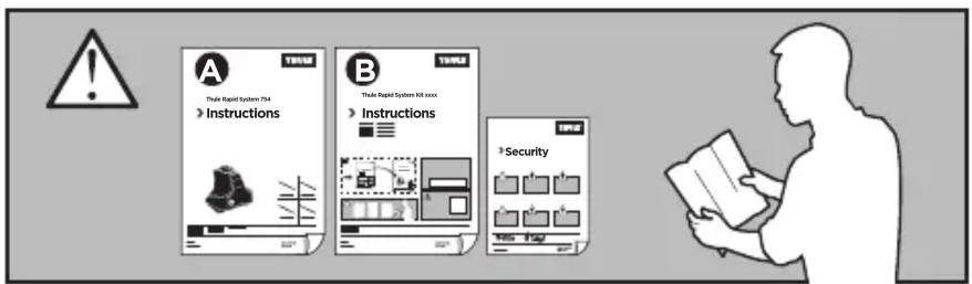 A This Rapid System X4 Instructions B This Rapid System X2 xxxxx Instructions 3 Security