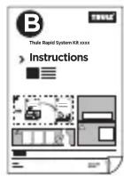 THULE Rapid System Kit 1417 - > Instructions - 8