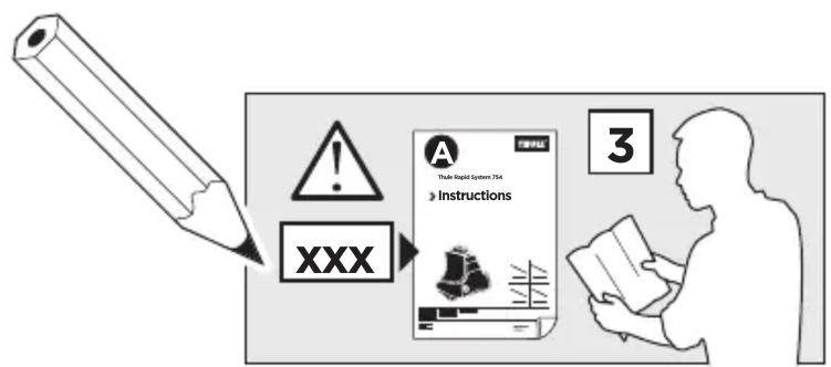 THULE Rapid System Kit 1417 - > Instructions - 13