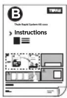 THULE Rapid System Kit 1708 - > Instructions - 11