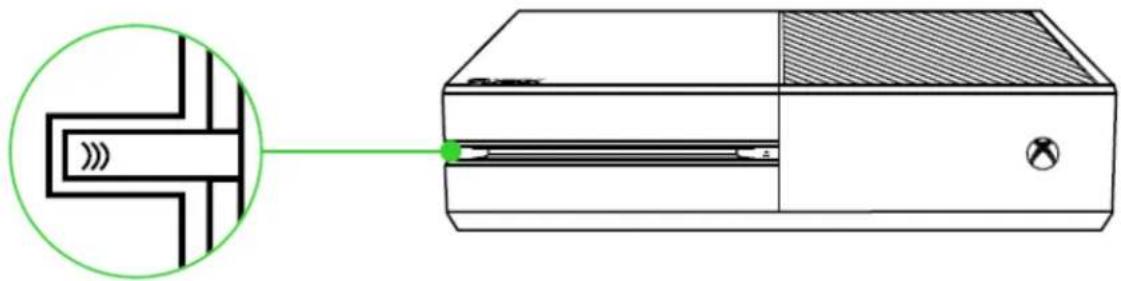 Diagram showing a device with internal structure and a close-up view of its connector, including Chinese text labels.