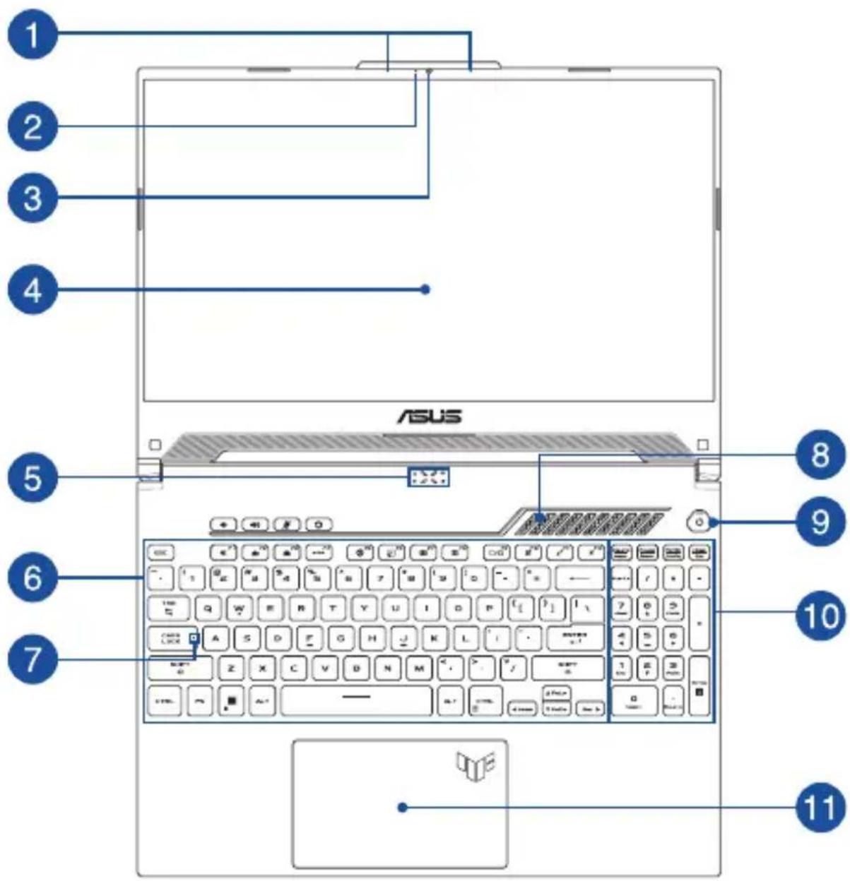 1 2 3 4 ASUS 5 6 7 8 9 10 11
