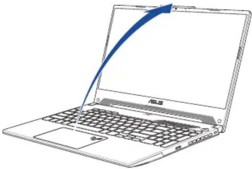 ASUS TUF Gaming F15 - Zvednutím otevřete panel displeje - 1