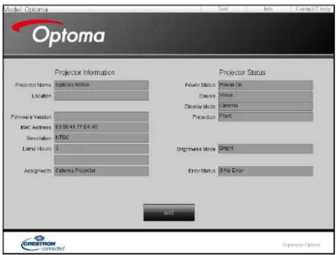 OPTOMA EH400+ - POUŽÍVÁNÍ PROJEKTORU - 1