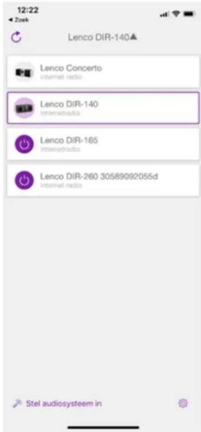 LENCO DIR-260 - Configurazione connessione di rete. - 1