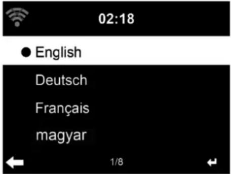 02:18 ● English Deutsch Français magyar 1/8