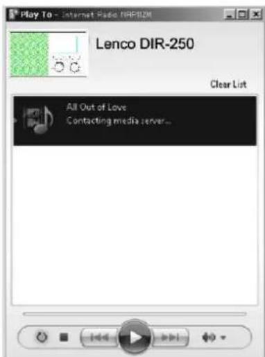 Play To - Internet Radio NRP123M Lenco DIR-250 Clear List All Out of Love Contacting media server...