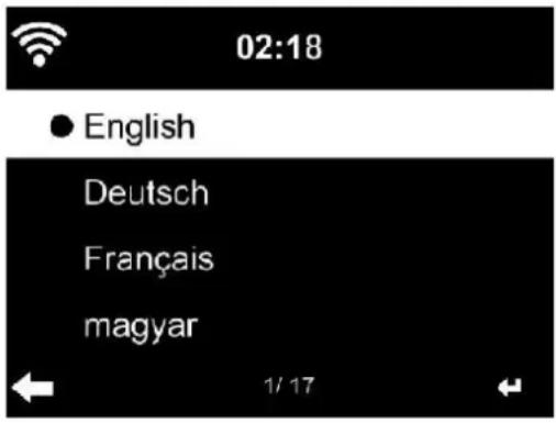 02:18 ● English Deutsch Français magyar 1/17