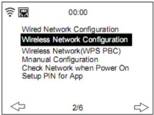 LENCO DIR-250 - Attivazione/disattivazione della connessione di rete cablata - 1
