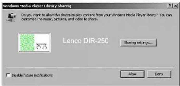 LENCO DIR-250 - UPnP - 1