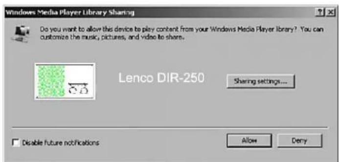 LENCO DIR-250 - Upnp - 1