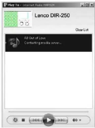 Play To - Internet Radio NRP102R Lenco DIR-250 Clear List All Out of Love Contacting media server...