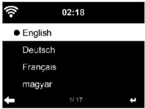 02:18 ● English Deutsch Français magyar 1/17
