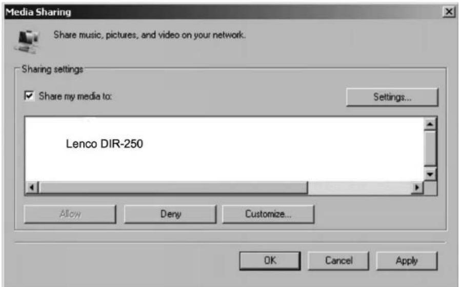 LENCO DIR-250 - UPnP - 2