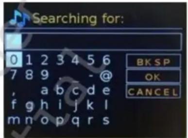 Searching for: 0 1 2 3 4 5 6 7 8 9 , - @ , a b c d e f g h i j k l m n o p q r s B K S P O K C A N C E L
