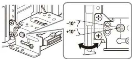 SONY XAV-AX8050D - Nastavení úhlu (naklopení) displeje - 2