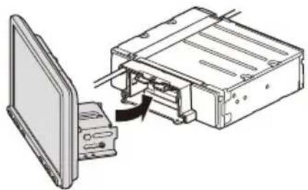 SONY XAV-AX8050D - ⑥ Укрепване на монтажните позиции на дисплея - 1