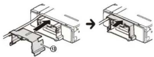 SONY XAV-AX8050D - Ataşarea capacului de îmbinare - 1