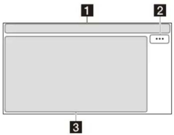 SONY XAV-AX8050D - Ecranele afișajului - 1