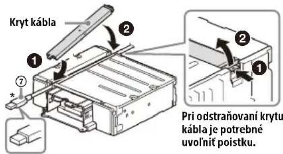 SONY XAV-AX8050D - Schéma zapojenia kábla USB - 2